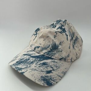 Cos Printed Baseball Cap In White